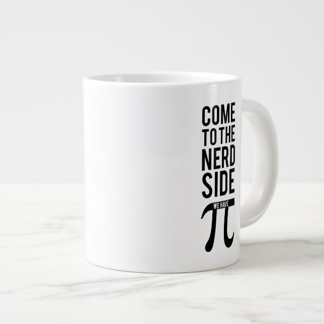 Come To The Nerd Side Large Coffee Mug (Front Right)