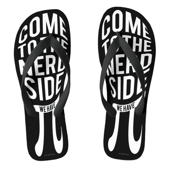 Come To The Nerd Side Thongs (Footbed)