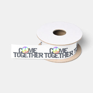 Come Together   Inspirational Satin Ribbon