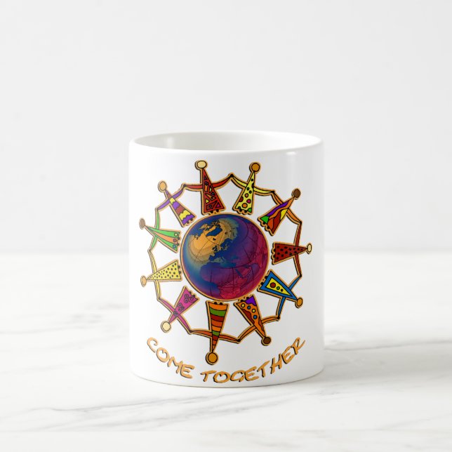 Come Together People Coffee Mug (Center)