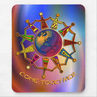 Come Together People | light coloured Mouse Pad