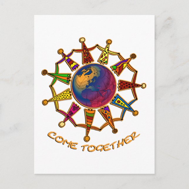 Come Together People Postcard (Front)