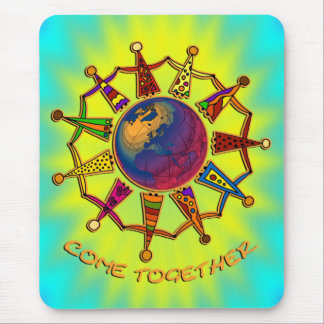 Come Together People | yellocyanlila shine Mouse Pad