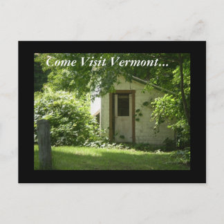 Come Visit Vermont... Postcard
