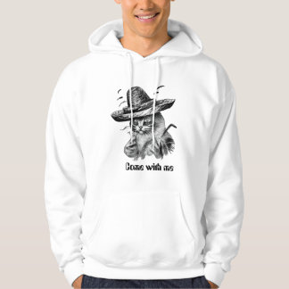 Come With Me, Men's Basic Hooded Sweatshirt