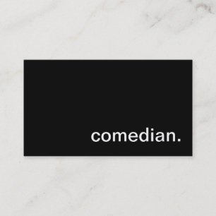 Comedian Business Card