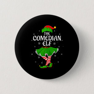 Comedian Elf Christmas Family Girls Women Elf Squa 6 Cm Round Badge
