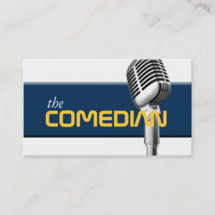 Comedian Entertainment Performer Comedy Theatre Business Card