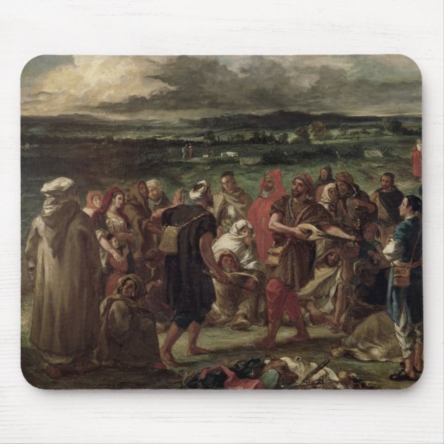 Comedians or Arabic Buffoons, 1848 Mouse Pad (Front)