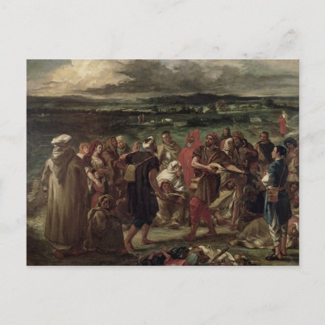 Comedians or Arabic Buffoons, 1848 Postcard (Front)