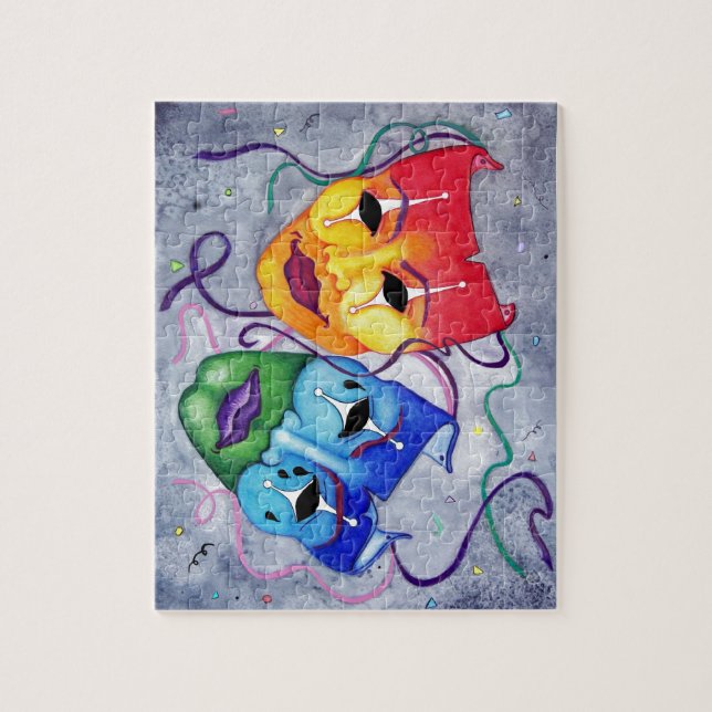 Comedy and Tragedy Jigsaw Puzzle (Vertical)