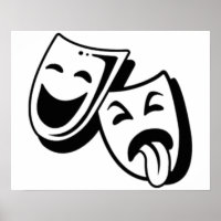 Comedy and Tragedy Masks