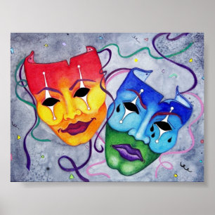 Comedy and Tragedy Poster