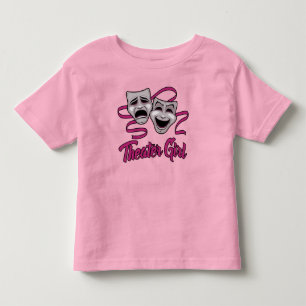 Comedy And Tragedy Theater Girl Toddler T-Shirt