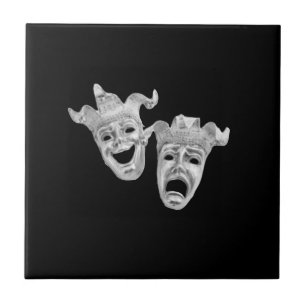 Comedy and Tragedy Theatre Ceramic Tile