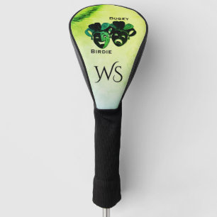 Comedy and Tragedy Theatre Design Green Golf Head Cover