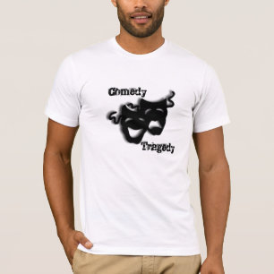 Comedy and Tragedy Theatre Masks T-Shirt