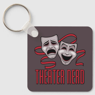 Comedy And Tragedy Theatre Nerd Key Ring
