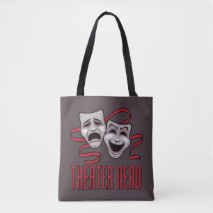 Comedy And Tragedy Theatre Nerd Tote Bag