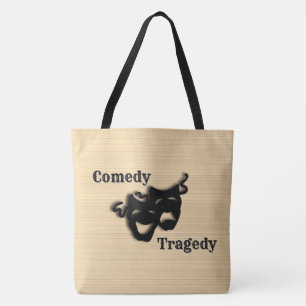 Comedy and Tragedy Theatre Tote Bag