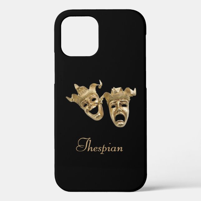 Comedy and Tragedy Unique Theatre Design Case-Mate iPhone Case (Back)