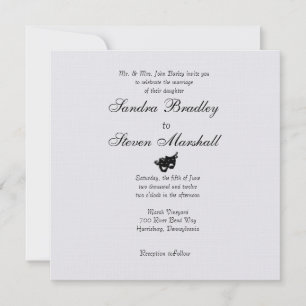 Comedy and Tragedy Wedding Invitations
