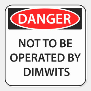 Comedy Danger Sticker