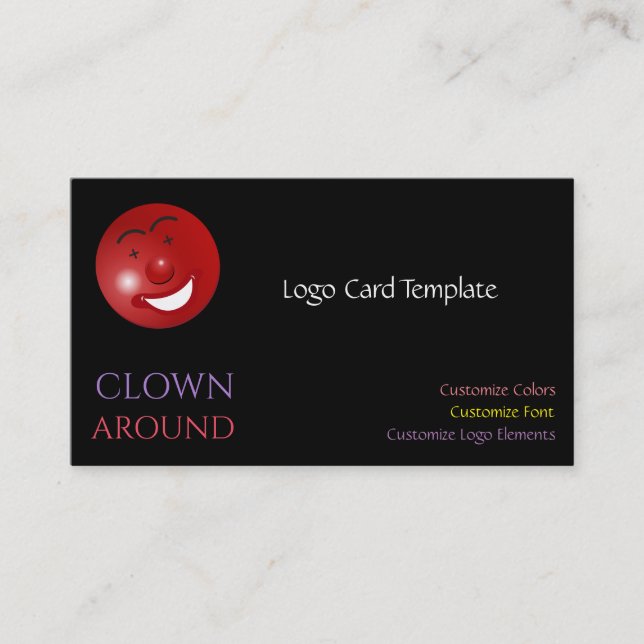 Comedy Funny Business Card (Front)