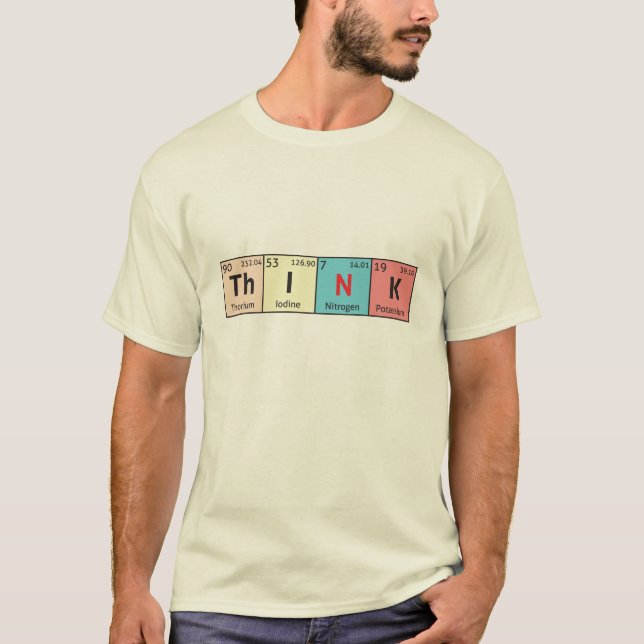 Comedy Science T-Shirt - 'Think' (Front)