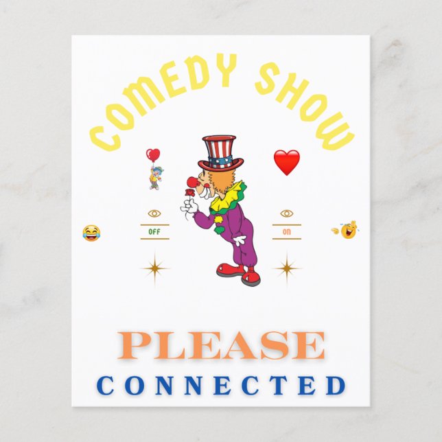 COMEDY SHOW FLYER (Front)
