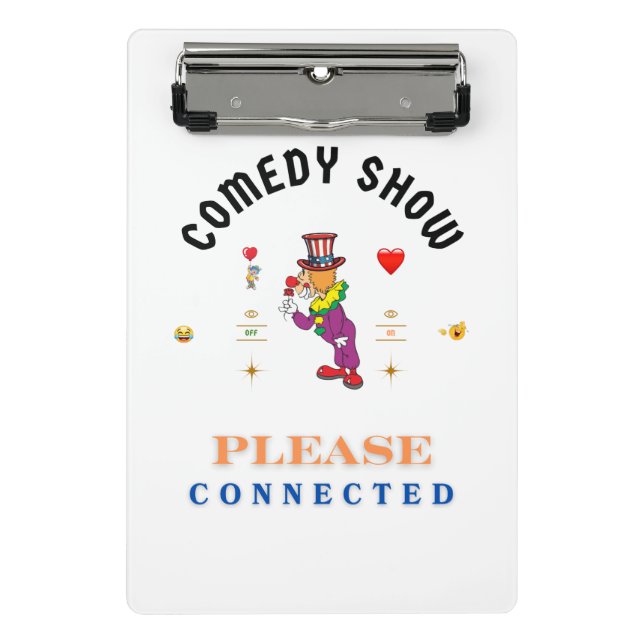 COMEDY SHOW MINI CLIPBOARD (Front)