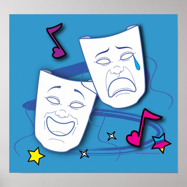 Comedy Tragedy Drama Poster (Front)