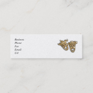 Comedy & Tragedy Theatre Masks Cards Business