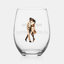 Comedy wine glass