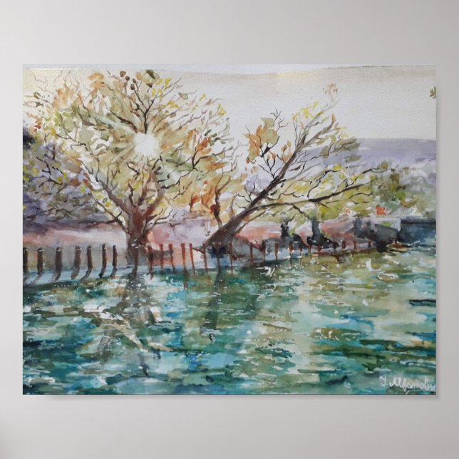 Comenda ao entardecer poster (Front)