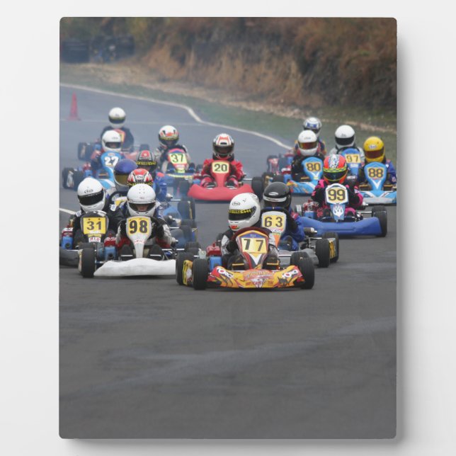 Comer cadet go karting kart race plaque (Front)
