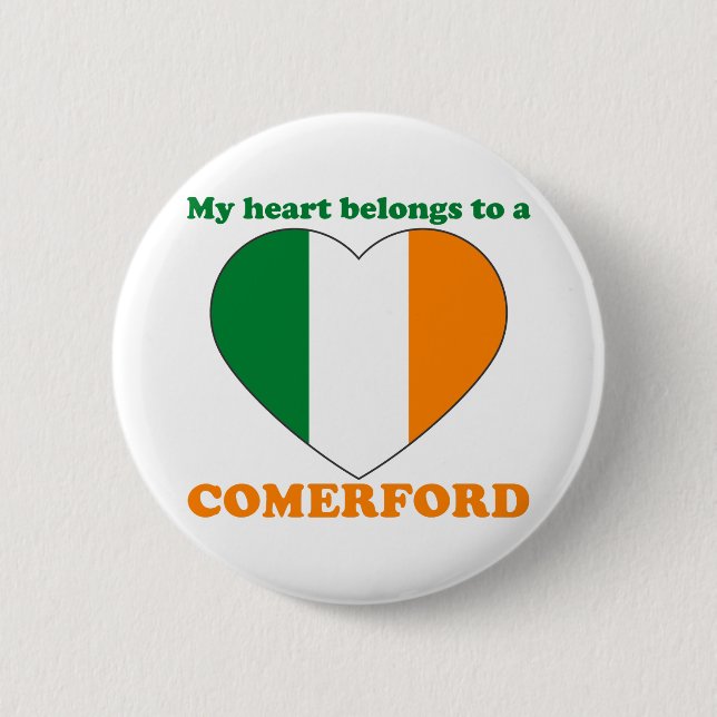 Comerford 6 Cm Round Badge (Front)