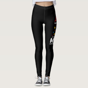 Comes With A Mom Who Never Gives Up Inspirational Leggings
