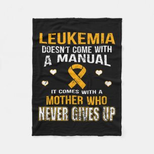 Comes With A Mother Who Never Gives Up T  Fleece Blanket