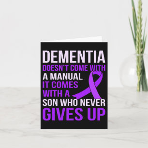 Comes With A Son Alzheimerheimer's Awareness Graph Card