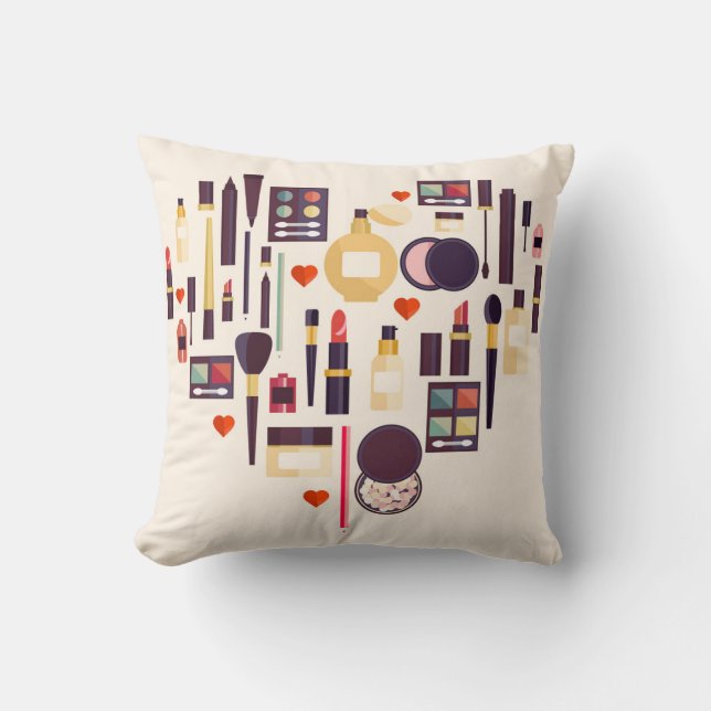 Comestics Heart Cushion (Front)