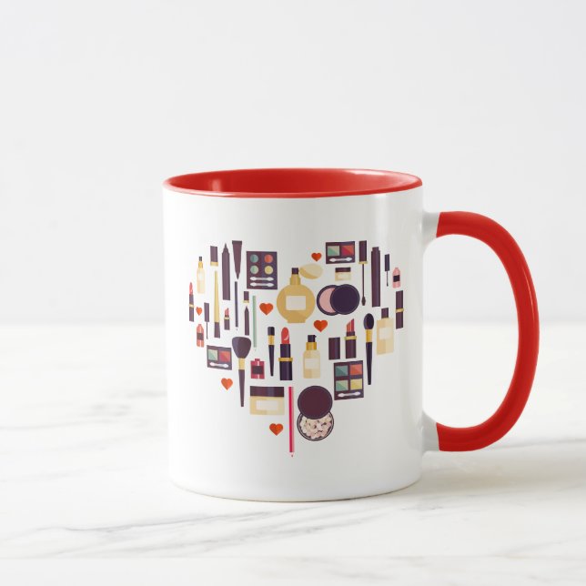 Comestics Heart Mug (Right)
