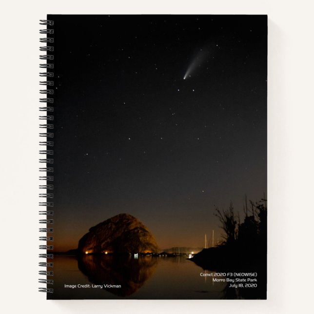 Comet 2020 F3 (NEOWISE) Notebook by Larry Vickman (Front)