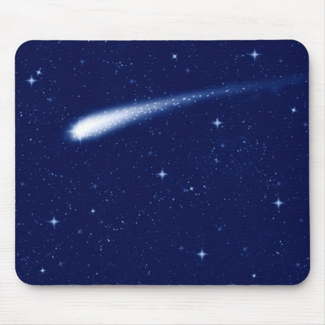 Comet #2 - Mousemat Horizontal Navy Blue (Front)