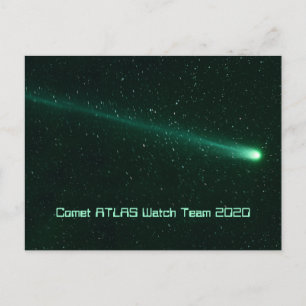 Comet ATLAS 2020 Postcard