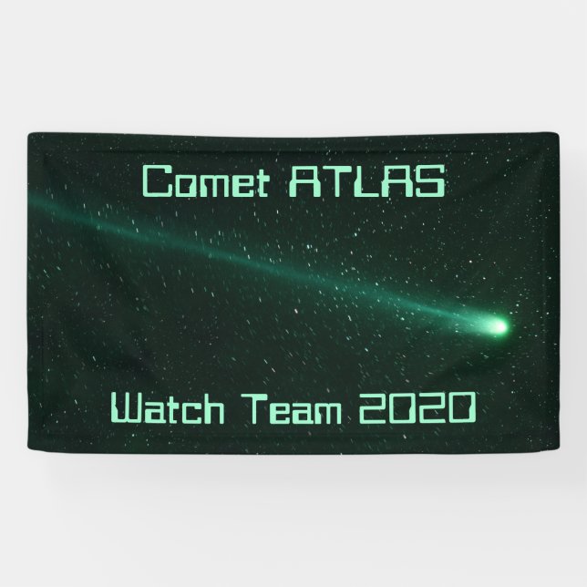 Comet ATLAS Watch Team 2020 Banner (Horizontal)