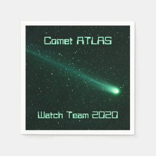 Comet ATLAS Watch Team 2020 Napkin