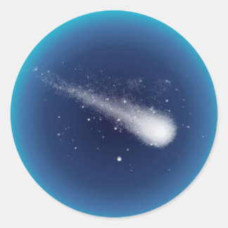 Comet Classic Round Sticker