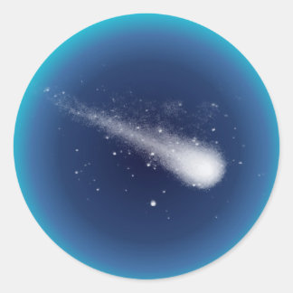 Comet Classic Round Sticker
