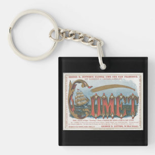 Comet Clipper Sailing  Key Ring